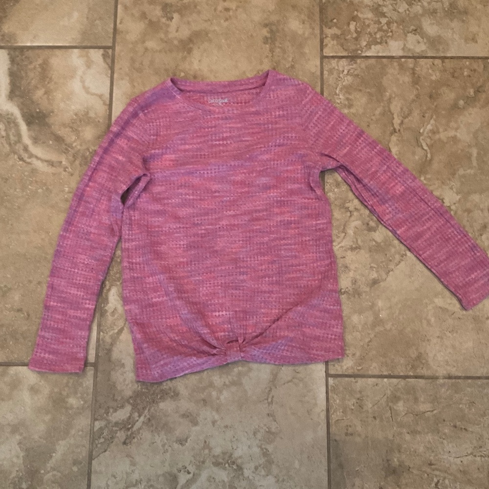 Pink and purple long sleeve top